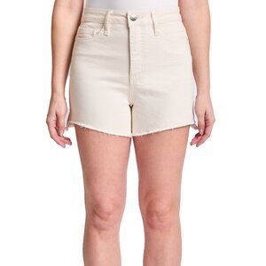 RFM Step Fray Hem Shorts Off-White